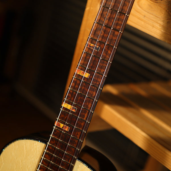 Joji Yoshida Solid Spruce/Brazillian Rosewood Custom Tenor Ukulele w/Case