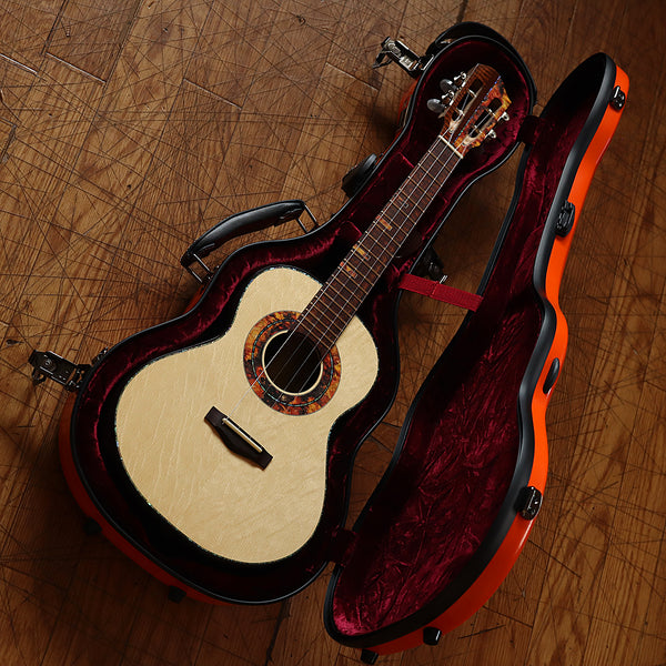 Joji Yoshida Solid Spruce/Brazillian Rosewood Custom Tenor Ukulele w/Case