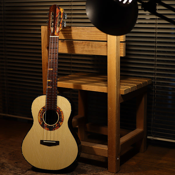 Joji Yoshida Solid Spruce/Brazillian Rosewood Custom Tenor Ukulele w/Case