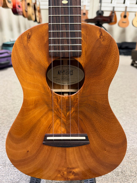 KALA USA Elite Solid Koa Tenor Ukulele w/Case #2 - Pre Loved