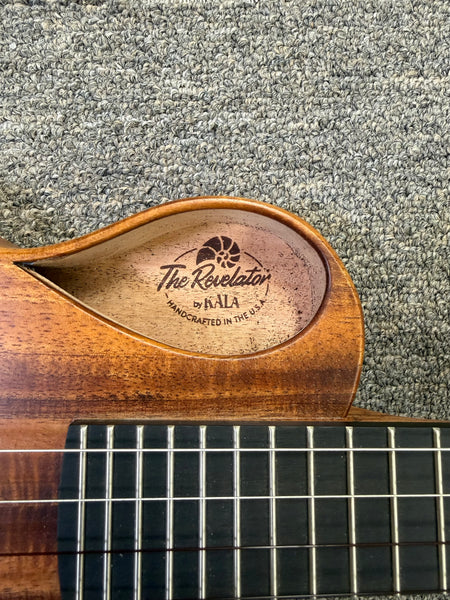 KALA Revelator Koa Electric Tenor Ukulele w/Case - Made In The U.S.A.