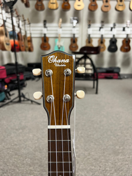 Ohana SK-35G Solid Mahogany Soprano Ukulele