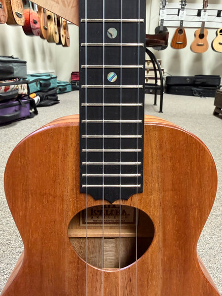 KoAloha KTM-10 Solid Koa Pikake Tenor Ukulele w/Case #1 - Made In Hawaii - Satin Finish