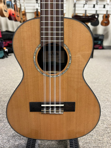 KALA KA-SCAC-T8 Solid Cedar Top Acacia 8 String Tenor Ukulele