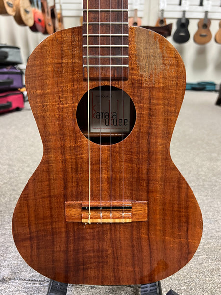 Kamaka HF-3 Solid Koa Tenor Ukulele w/Case #2 - Pre-Loved