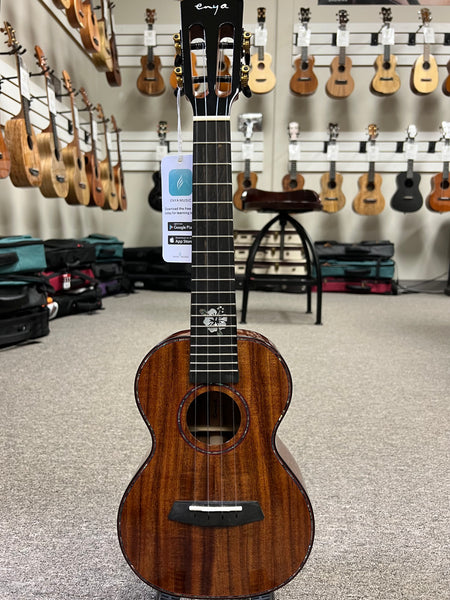 Enya EUC-K5 Solid Acacia Concert Ukulele w/Case