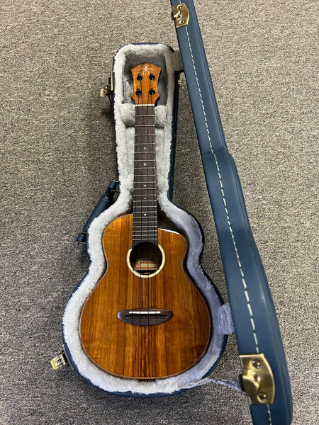 aNueNue UC1K Solid Koa Concert Ukulele w/Case - Koa Bird Series