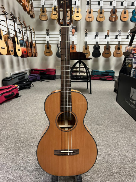 PONO ULN4-2 Nylon String Baritone Ukulele w/Case - Solid Cedar/Solid Mahogany