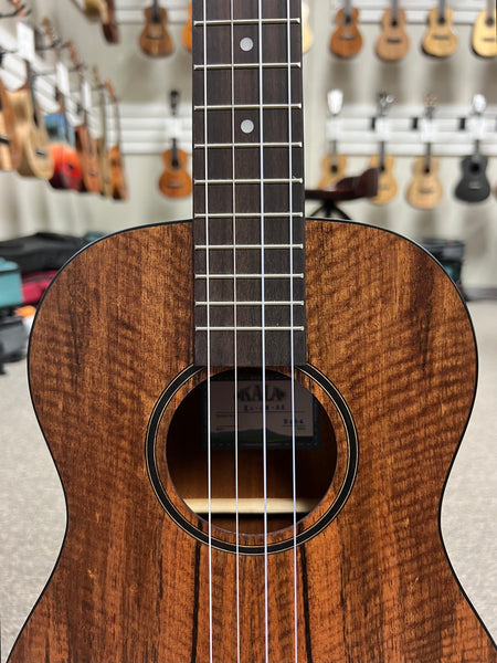 KALA KA-CM-BE Curly Mango Electric Baritone Ukulele #1