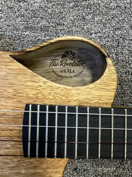 KALA Revelator Nautilus Premium Korina Electric Tenor Ukulele w/Case - Made In The U.S.A.