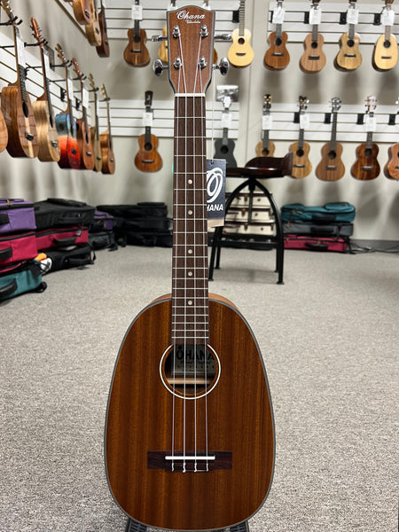 OHANA PKT-14 Mahogany Pineapple Tenor Ukulele