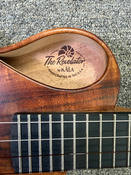KALA Revelator Koa Electric Tenor Ukulele w/Case - Made In The U.S.A.