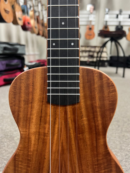 KALA KA-SB-ACA-T Solid Body Acacia Tenor Ukulele w/Case
