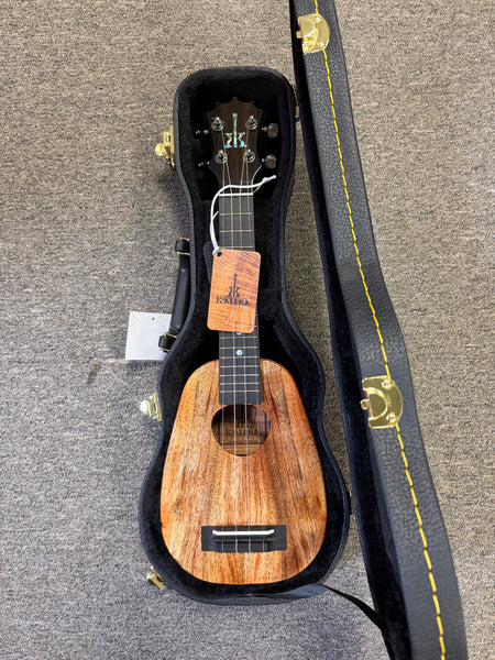 KoAloha KSM-01 Solid Koa Pineapple Soprano Ukulele w/Case #2 - Made in Hawaii