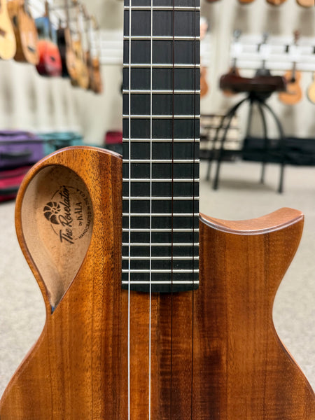 KALA Revelator Koa Electric Tenor Ukulele w/Case - Made In The U.S.A.