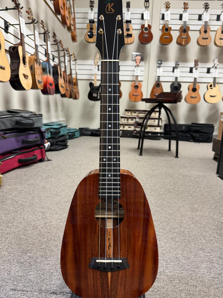 Kanile'a P1-T Solid Koa Pineapple Tenor Ukulele w/Case - Pre Loved