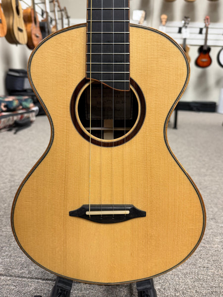 Lichty Solid Spruce/Indian Rosewood Custom Super Tenor Ukulele w/Case - Pre Loved