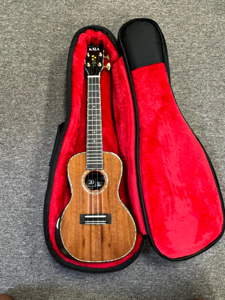 KALA KA-20th-KOA-C 20th Anniversary Solid Koa/Acacia Concert Ukulele w/Case - Limited Edition