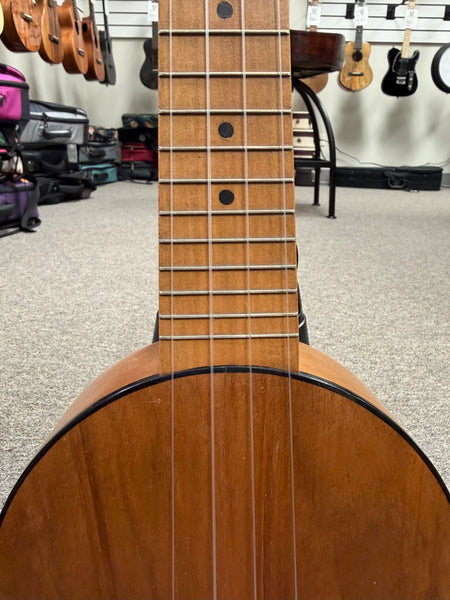 Vintage Lyon and Healy Camp Soprano Banjo Ukulele w/Case - Pre Loved Banjolele