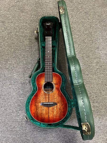 Singer by aNueNue RC1K-IT Solid Koa Concert Ukulele w/Case - Ice Tea Sunburst - Pre Loved