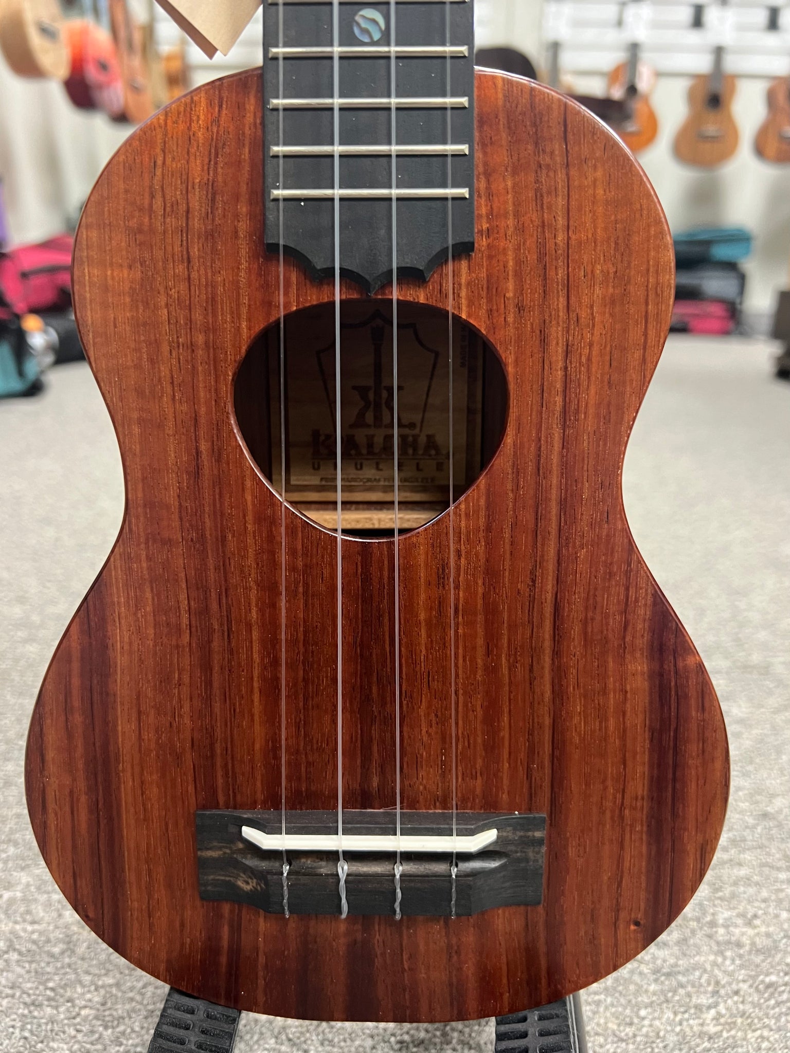 KoAloha KSM-10 Solid Koa Pikake Soprano Ukulele w/Case #1 - Made in Hawaii