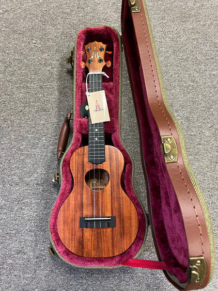 KoAloha KCM-10 Solid Koa Pikake Concert Ukulele w/Case #3 - Made in Hawaii