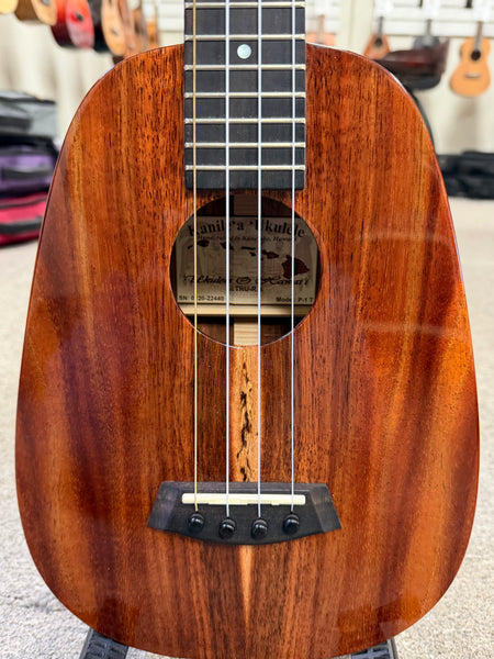 Kanile'a P1-T Solid Koa Pineapple Tenor Ukulele w/Case - Pre Loved