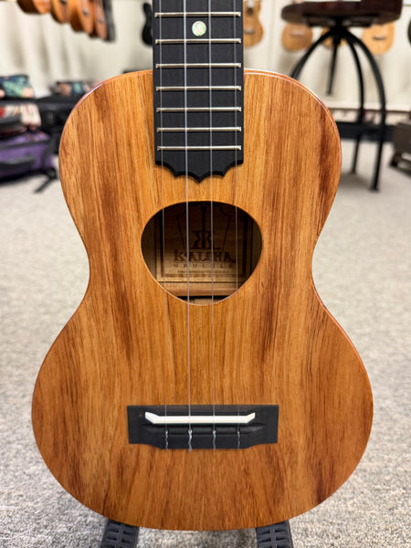 KoAloha KCM-10 Solid Koa Pikake Concert Ukulele w/Case #1 - Made in Hawaii