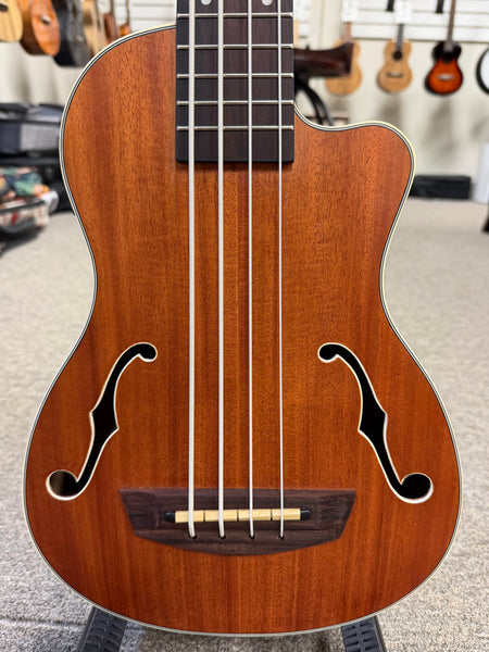 KALA Journeyman Acoustic-Electric U-Bass w/Case - UBASS