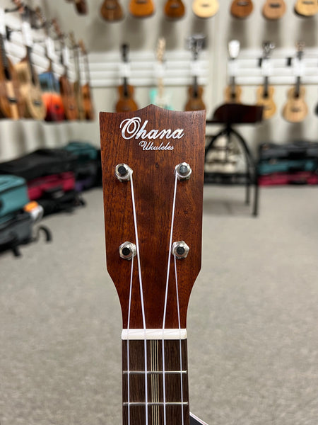 OHANA SK-39 Solid Mahogany Soprano Ukulele