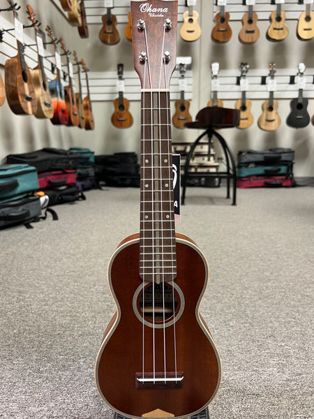 OHANA SK-39 Solid Mahogany Soprano Ukulele