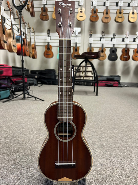 OHANA SK-39 Solid Mahogany Soprano Ukulele