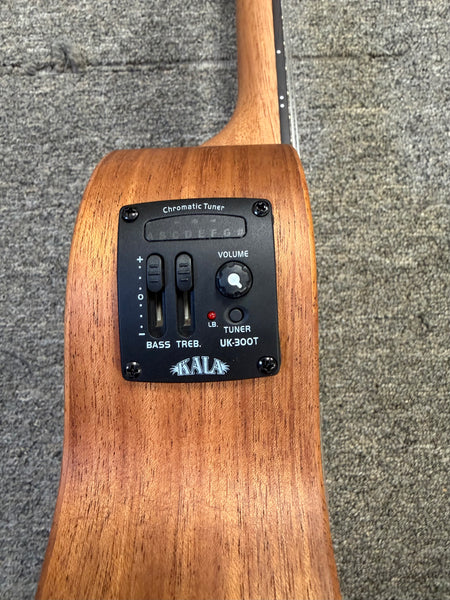 KALA KA-JH-AMHG-CE James Hill Signature Mahogany Electric Concert Ukulele w/Case