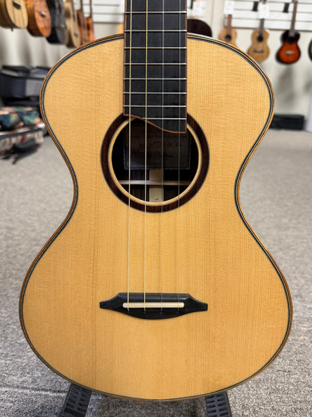 Lichty Solid Spruce/Indian Rosewood Custom Baritone Ukulele w/Case - Pre Loved