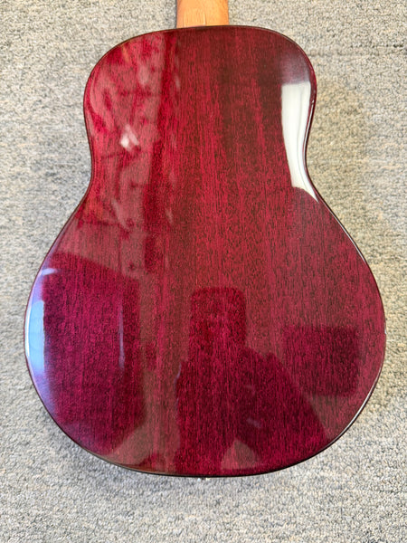 Flight TPP Solid Mahogany Iris Tinta Concert Ukulele w/Case - Transparent Purple