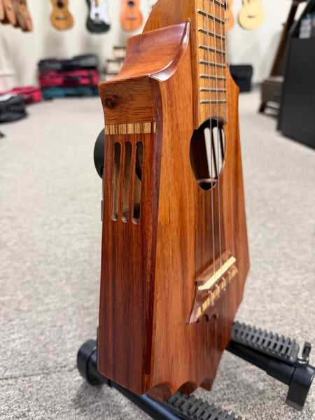 KoAloha Pops Made Custom Solid Koa Sceptre Tenor Ukulele w/Case - Made in Hawaii