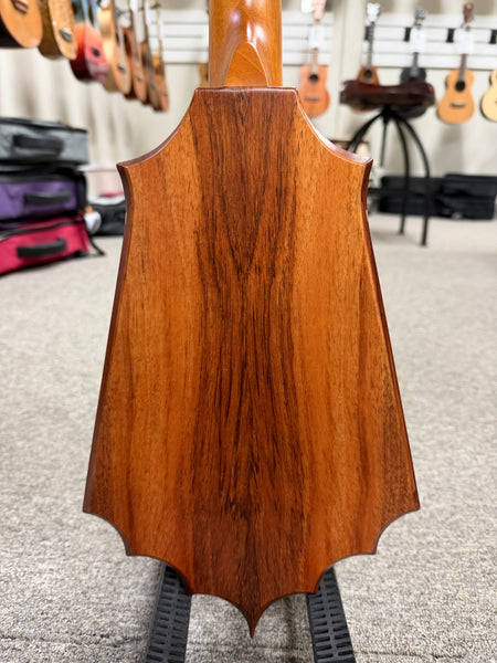 KoAloha Pops Made Custom Solid Koa Sceptre Tenor Ukulele w/Case - Made in Hawaii