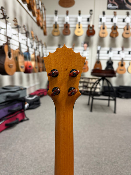 KoAloha Pops Made Custom Solid Koa Sceptre Tenor Ukulele w/Case - Made in Hawaii