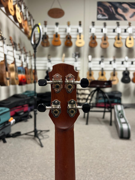 Hozen Green Label Custom Tenor Ukulele w/Case #2 - Solid Red Cedar/Indian Rosewood