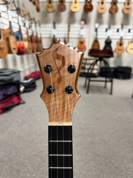 KoAloha Pops Made Custom Koa Juke-A-Lele Tenor Ukulele w/Case - Made in Hawaii