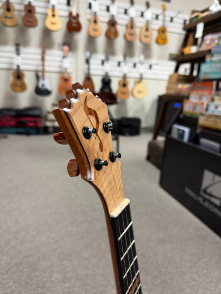 KoAloha Pops Made Custom Koa Juke-A-Lele Tenor Ukulele w/Case - Made in Hawaii