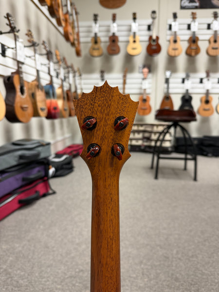 KoAloha Pops Made Custom Koa Juke-A-Lele Tenor Ukulele w/Case - Made in Hawaii