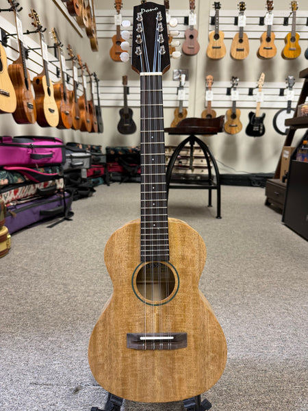 PONO MGTD-8 Solid Mango 8 String Tenor Deluxe Ukulele