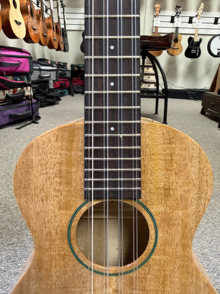 PONO MGTD-8 Solid Mango 8 String Tenor Deluxe Ukulele
