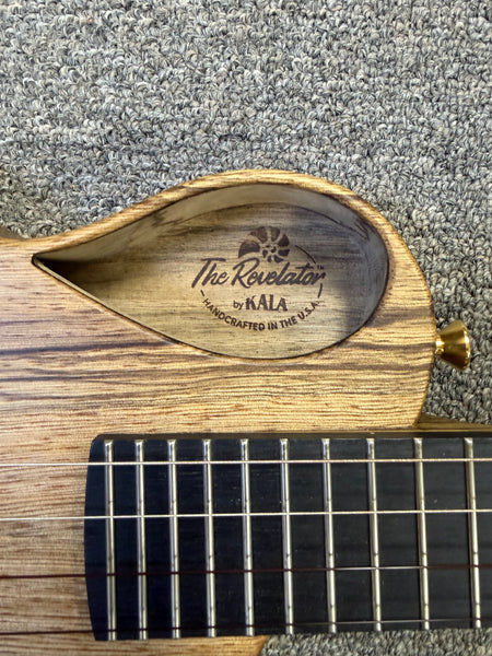 KALA Revelator Nautilus Korina Electric Tenor Ukulele w/Case - Pre Loved