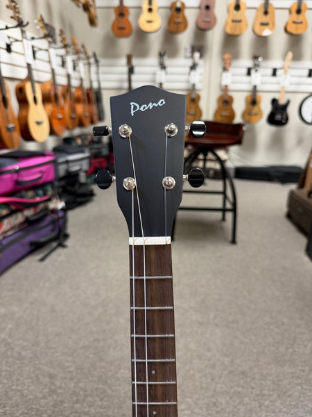 Pono AB-K Solid Acacia Baritone Ukulele - Kalele Series