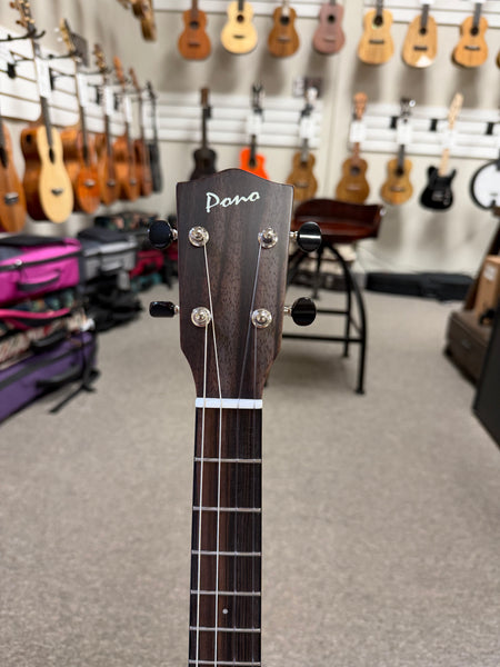 PONO MB Solid Mahogany Baritone Ukulele
