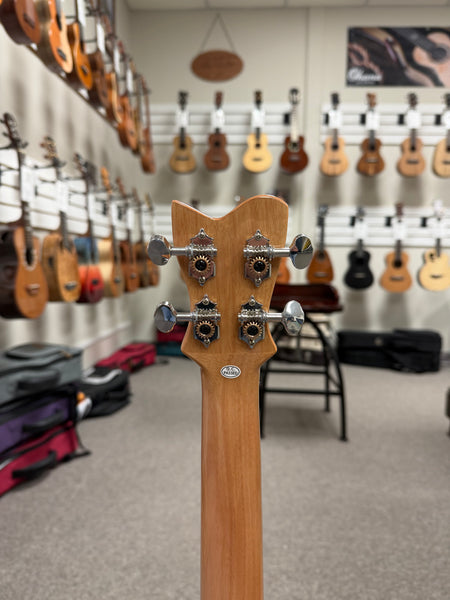 Makaio MSMBXS-10 Large Body Steel String Spalted Mango Baritone Ukulele w/Case