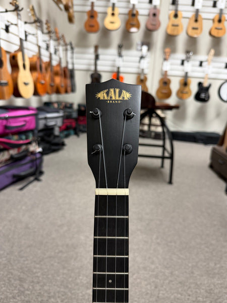 KALA KA-SSKTU-T Solid Spruce/Koa Travel Tenor Electric Ukulele w/Case - Thin Body Uke