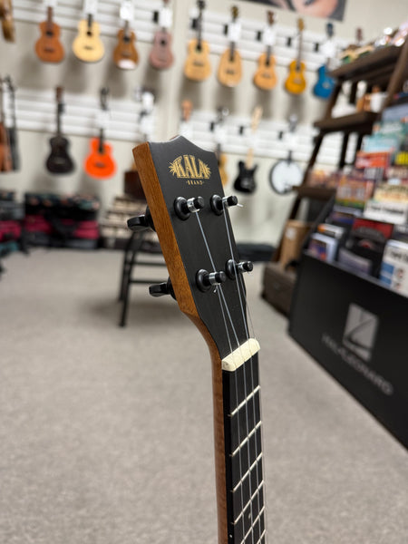 KALA KA-SSKTU-T Solid Spruce/Koa Travel Tenor Electric Ukulele w/Case - Thin Body Uke